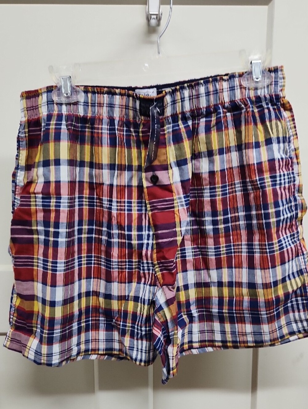 3 Polo by Ralph Lauren Red Blue Yellow White Plaid Men’s Boxers - Picture 3 of 10